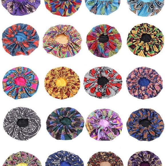 Satin hair bonnet - Picture 2 of 2